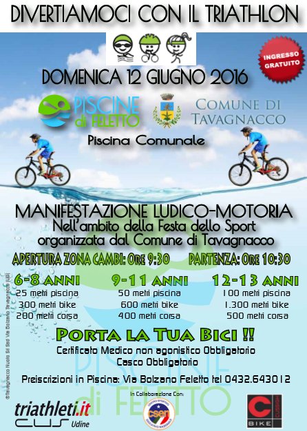 triathlon promozionale bimbi